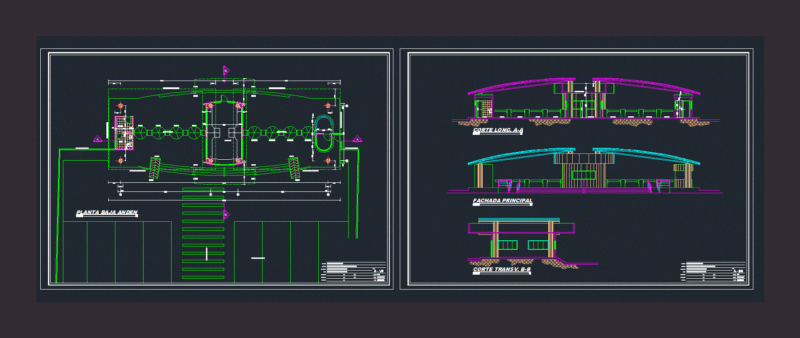 Industrial Company DWG Block for AutoCAD
