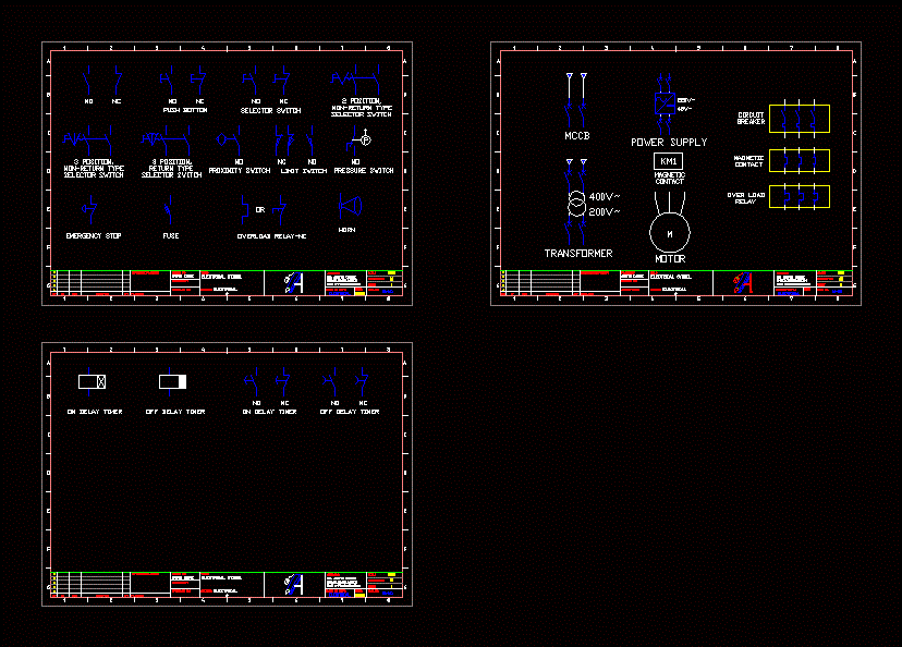 dwg electrical symbols