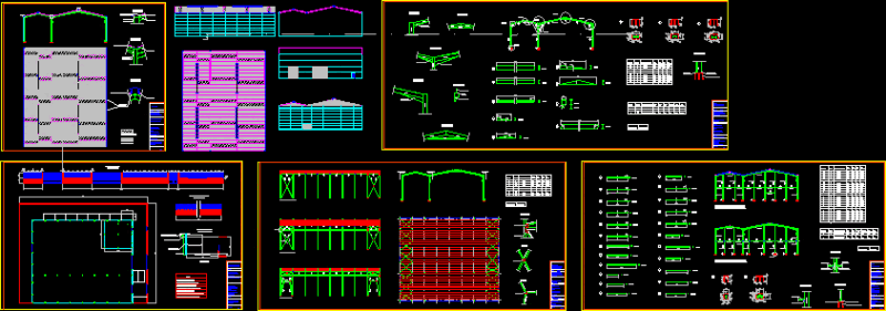 Industrial Nave DWG Full Project for AutoCAD