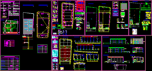 Industrial Warehouse DWG Section for AutoCAD • Designs CAD