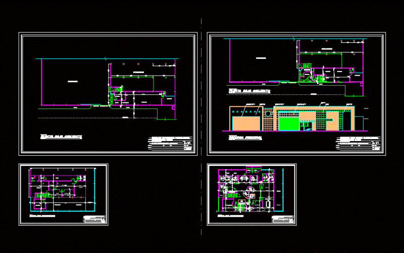 Industrial Warehouse Remodeling DWG Model for AutoCAD
