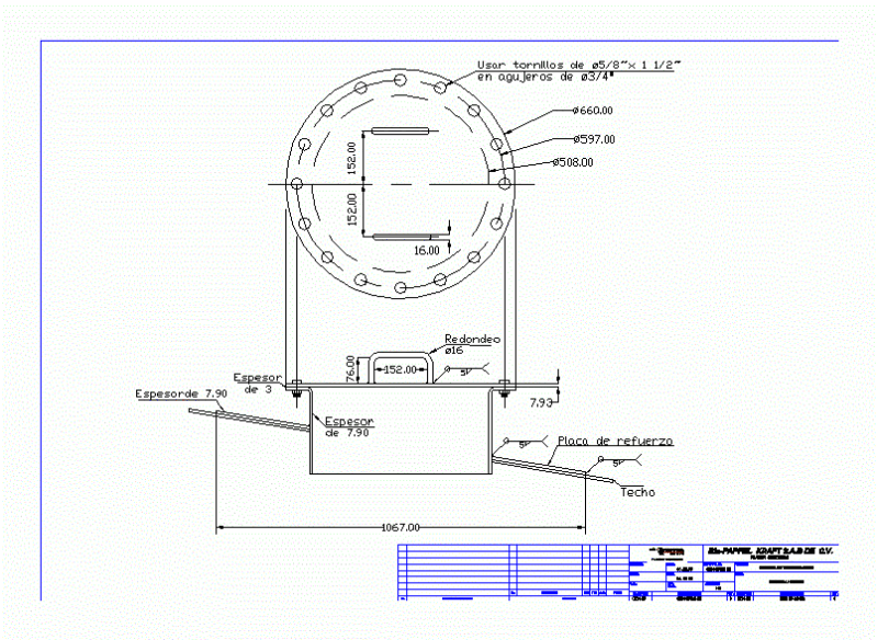 Input – Male – Internal Tanks DWG Block for AutoCAD