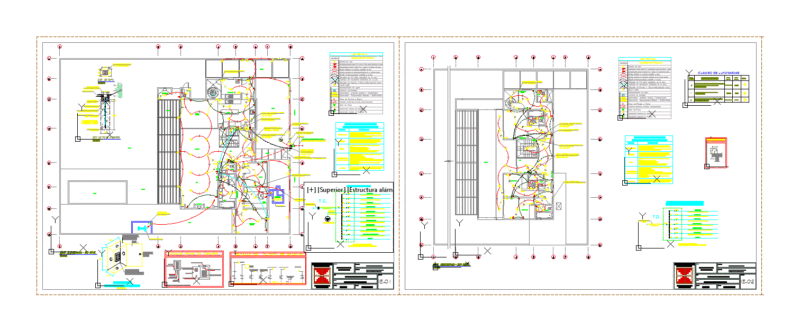 Inst Electrical Plans DWG Plan for AutoCAD