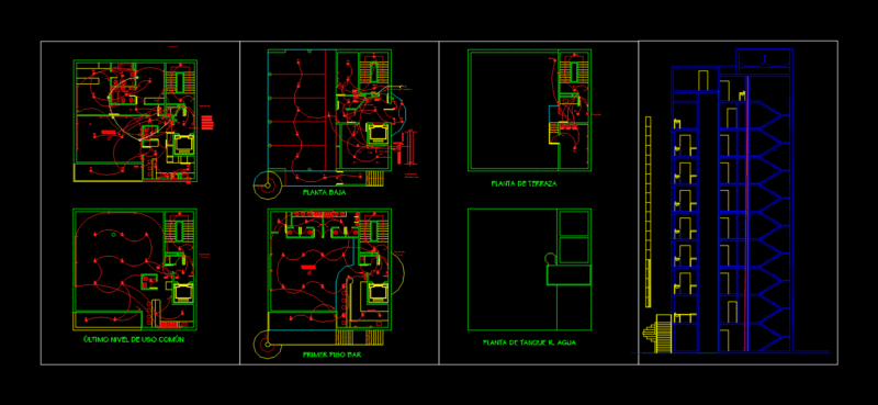 Instalacion Electrica DWG Block for AutoCAD