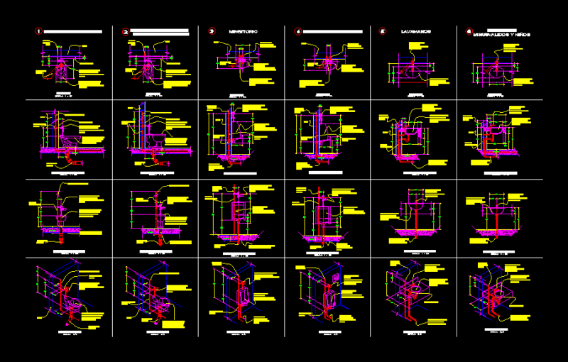 Installation Hydraulic DWG Block for AutoCAD