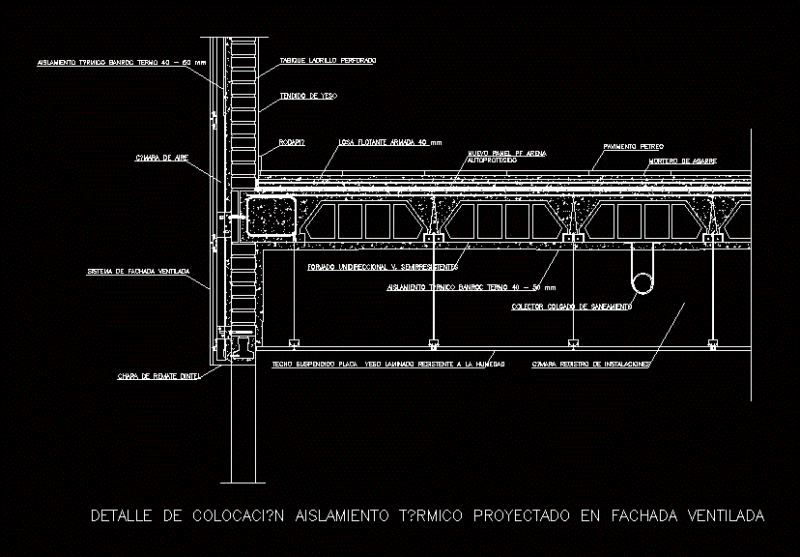 Insulation Of Facade DWG Full Project for AutoCAD