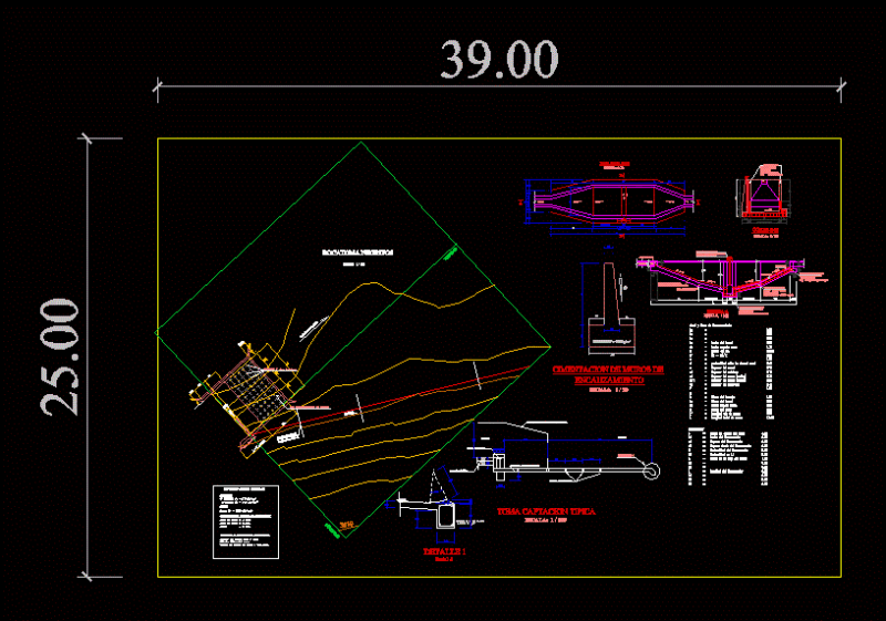 Intake DWG Detail for AutoCAD