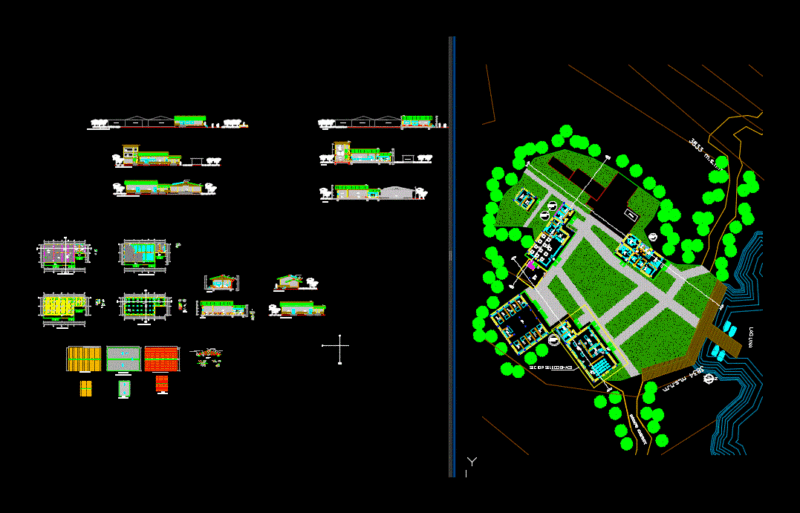 Interpretation Center DWG Detail for AutoCAD
