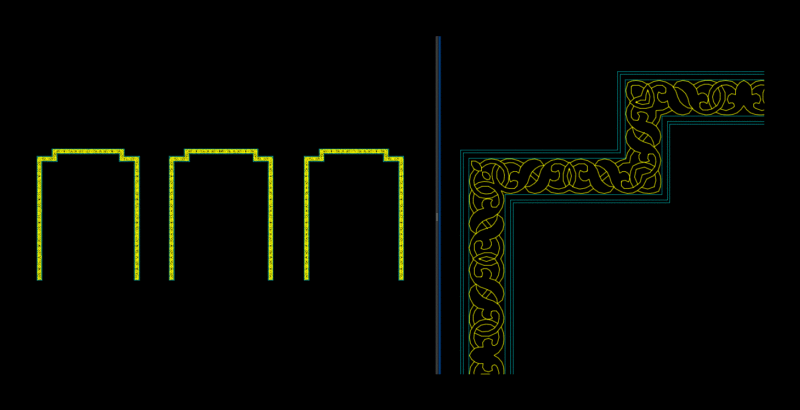 Islamic Pattern 2D DWG Block for AutoCAD