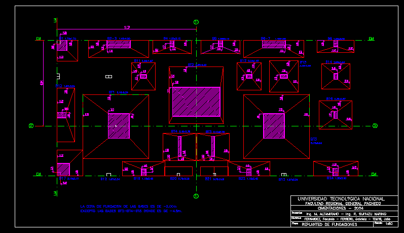 Isolated Bases DWG Block For AutoCAD • Designs CAD