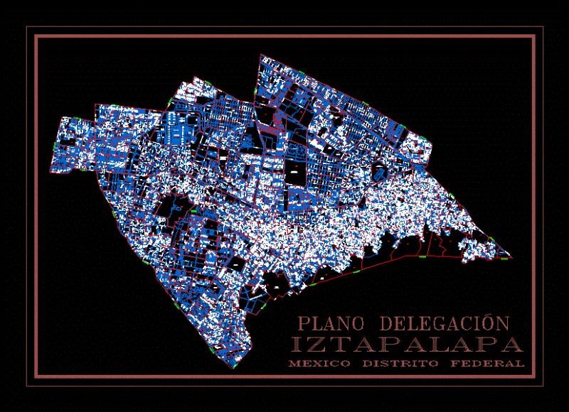 Iztapalapa – Mexico DWG Block for AutoCAD
