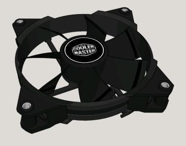 Jet Fan 3D SKP Model for SketchUp