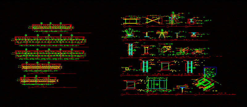 Joist System DWG Detail for AutoCAD