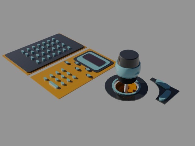 Joystick 3D 3DS Model for 3D Studio Max