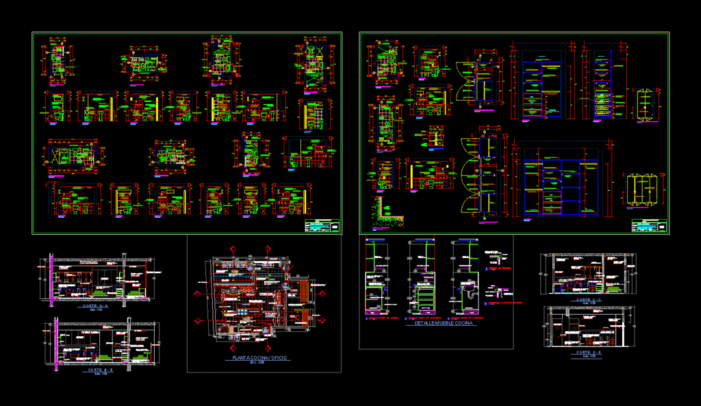 Kitchen And Development Sshh DWG Detail for AutoCAD