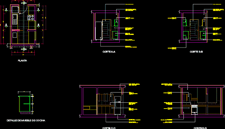 Kitchen Details DWG Detail for AutoCAD • Designs CAD