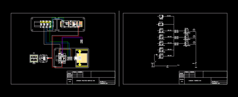 Knx Scheme DWG Block for AutoCAD