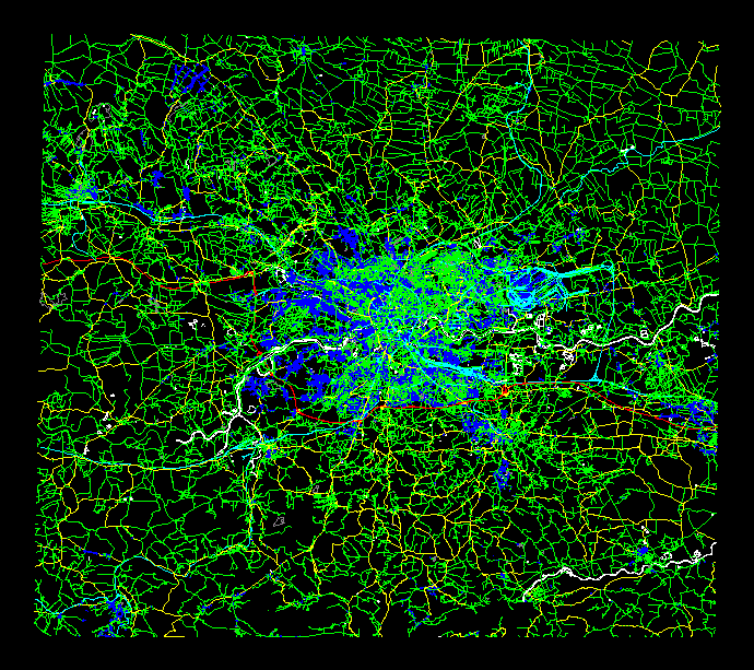 Krakow City Map; Poland DXF Model for AutoCAD | DesignsCAD
