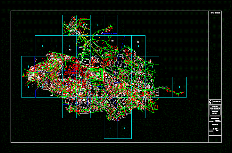 Kucova Map DWG Block for AutoCAD