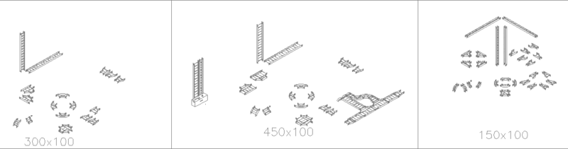 Ladders Electric DWG Block for AutoCAD
