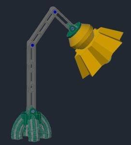Lamp 3D DWG Model for AutoCAD