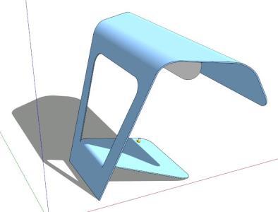 Lamp Blue 3D SKP Model for SketchUp