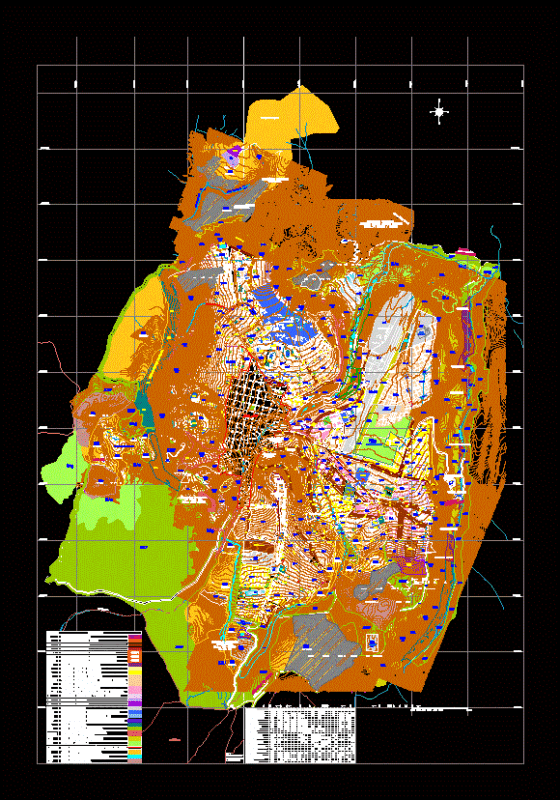 Land Use Zoning – Guamanga DWG Block for AutoCAD