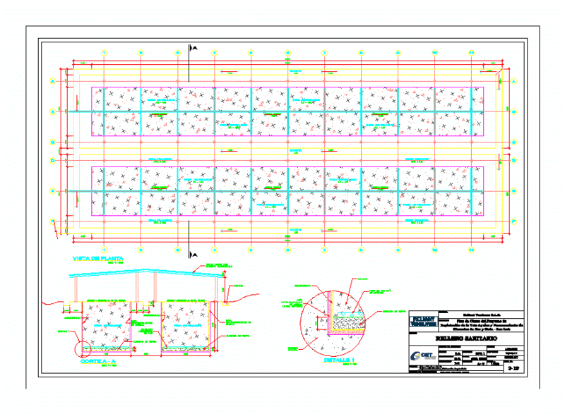 Landfill DWG Block for AutoCAD