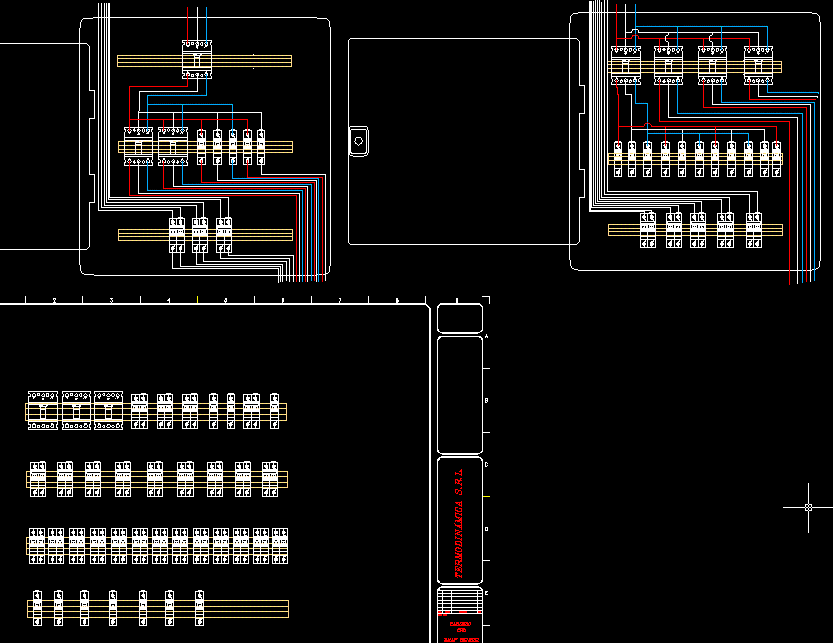 Клеммник чертеж dwg