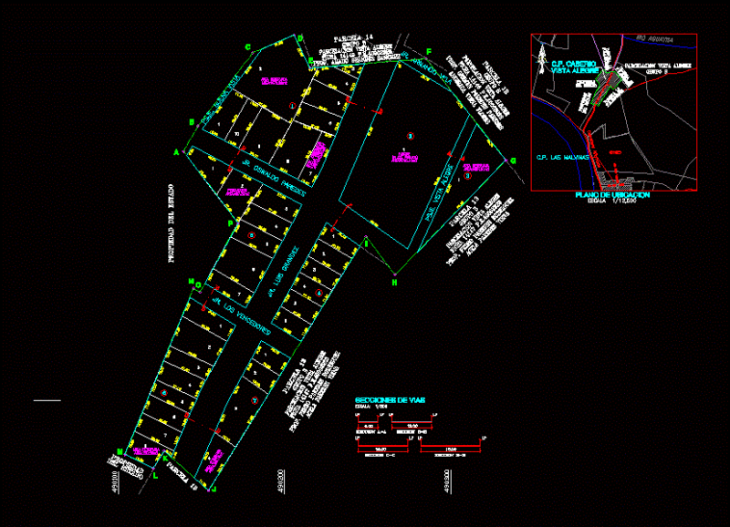 Layout And Allotment DWG Block for AutoCAD