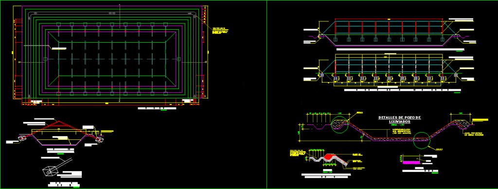 Leachet Well DWG Block for AutoCAD
