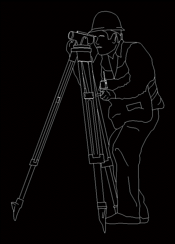 Level Engineer 2D DWG Elevation for AutoCAD