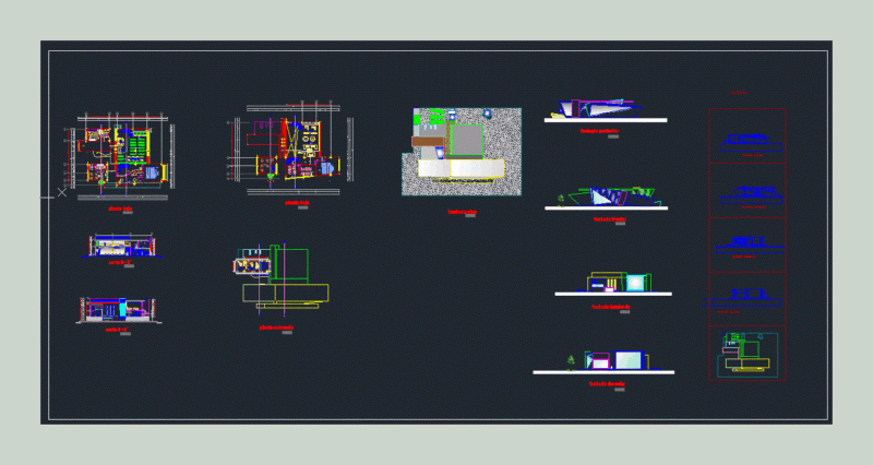 Library DWG Section for AutoCAD