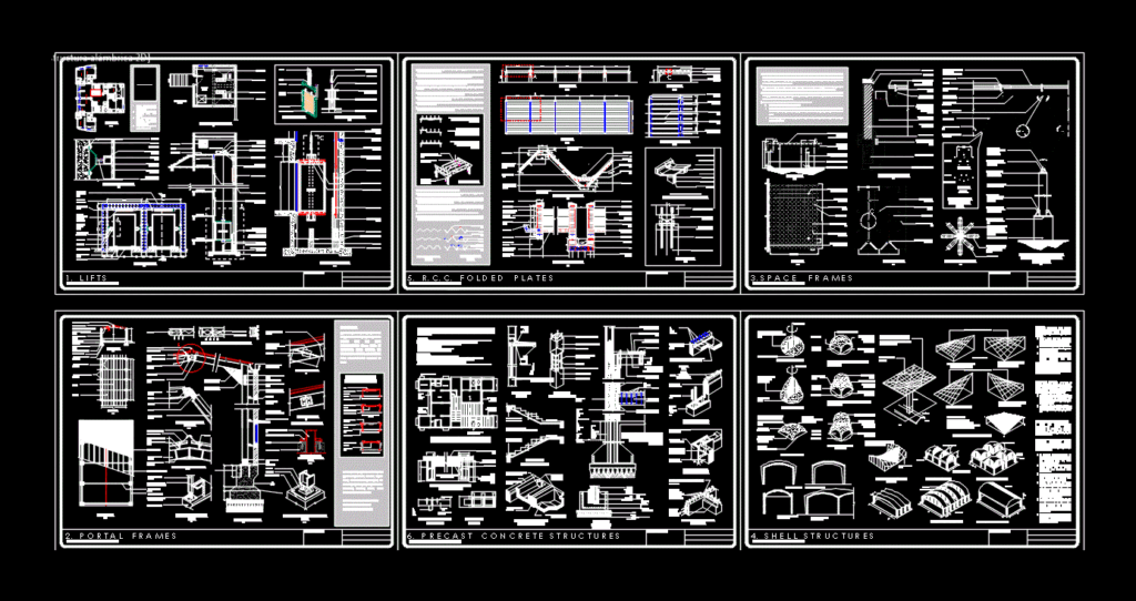 Lift Details DWG Plan for AutoCAD