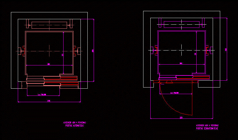 Lift Plan 2D DWG Block for AutoCAD • Designs CAD