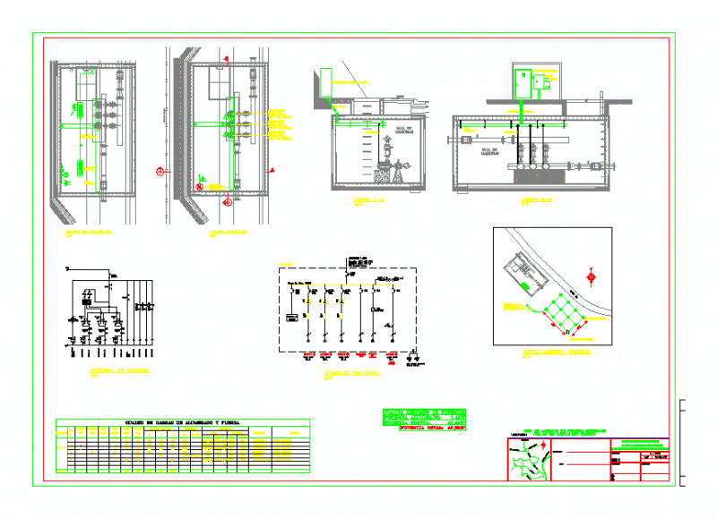 Lift Plant DWG Block for AutoCAD