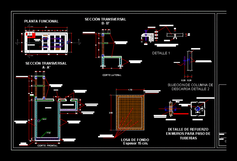 Lift Station DWG Detail for AutoCAD