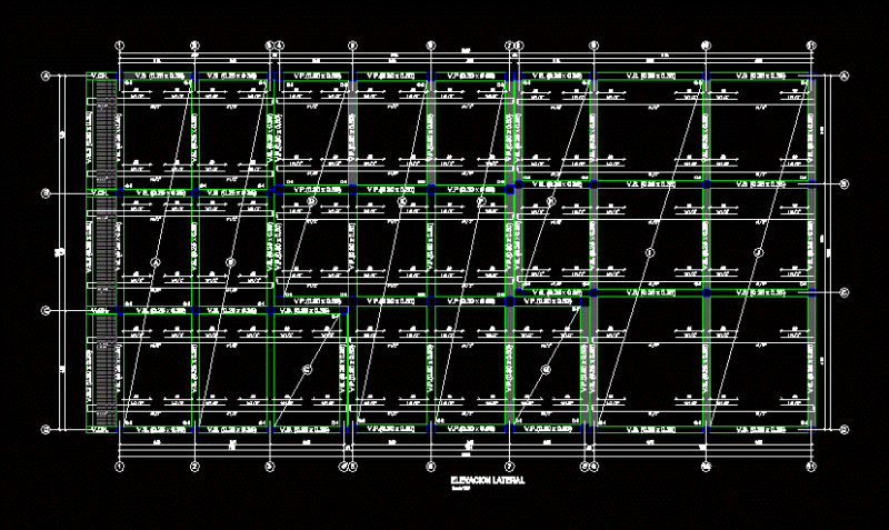 Lightened Slab – Representation DWG Block for AutoCAD