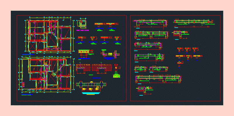 Lightened Slab DWG Detail for AutoCAD