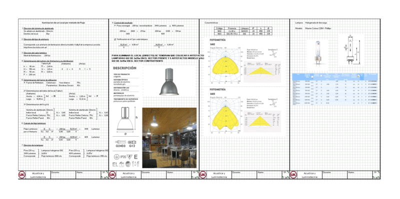 Lighting Flow Method XLS Excel Spreadsheet