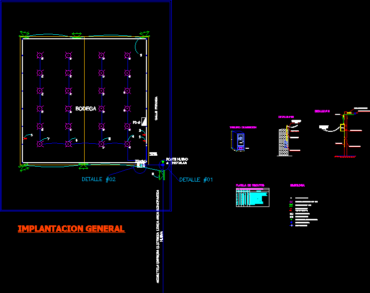 lighting of shed dwg full project for autocad • designs cad