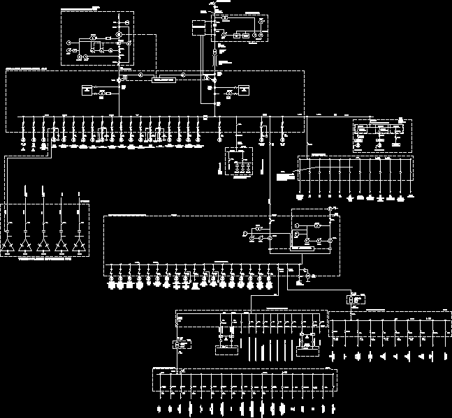 Line Diagram Station DWG Block for AutoCAD – Designs CAD block diagram models 