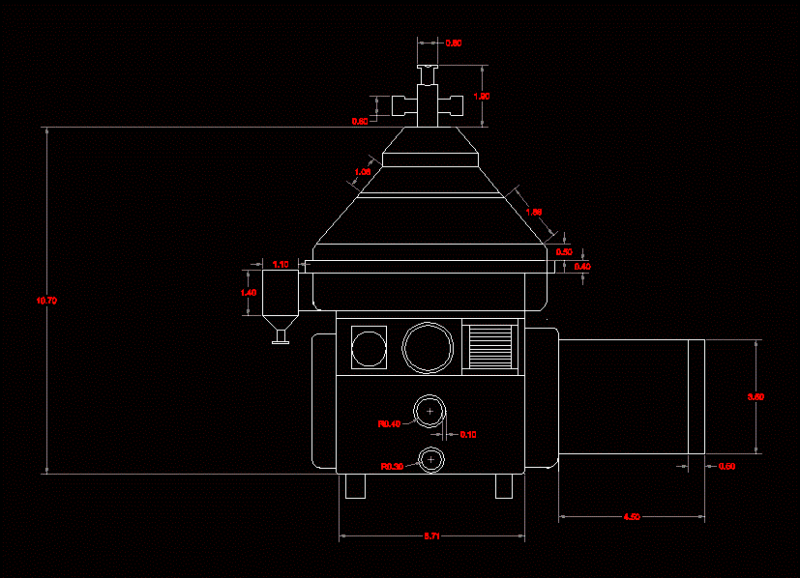 Liquid Dispenser DWG Block for AutoCAD