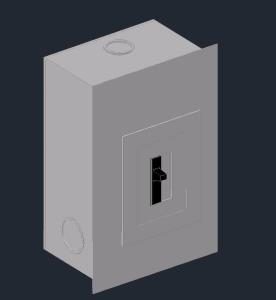 Load Center DWG Block for AutoCAD