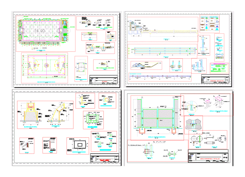 Losa Sports DWG Plan for AutoCAD