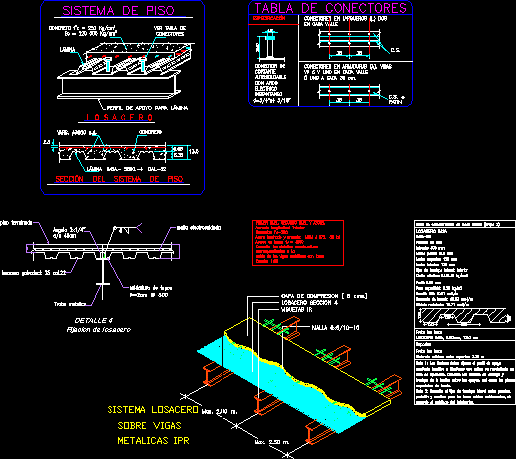 Losacero DWG Detail For AutoCAD Designs CAD