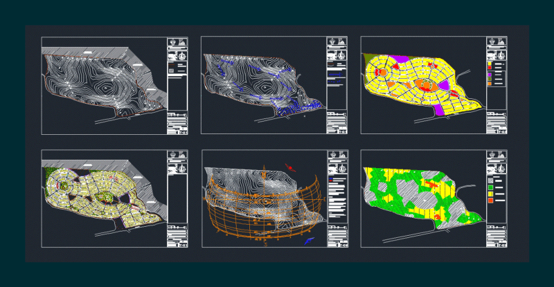 Lotificacion And Analysis Delsitio DWG Block for AutoCAD