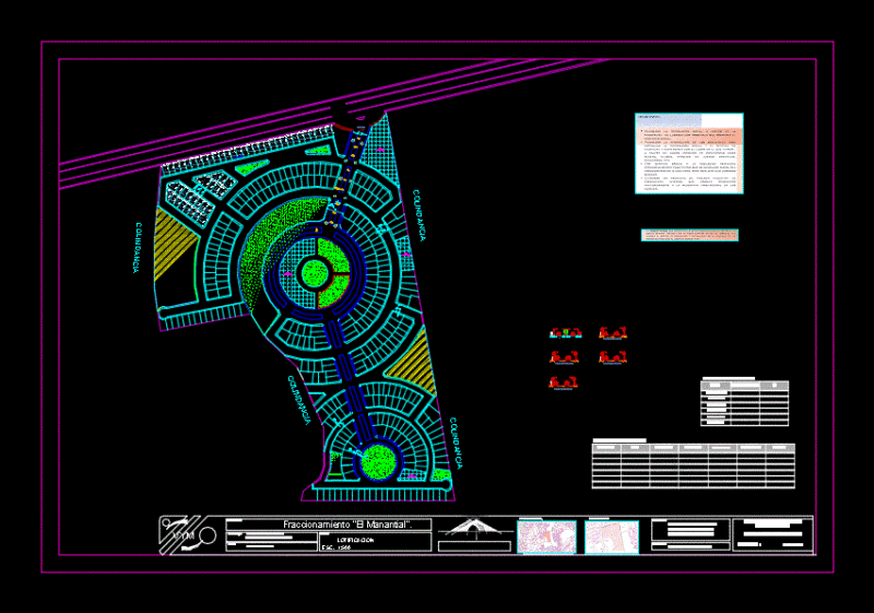Lotificacion DWG Full Project for AutoCAD