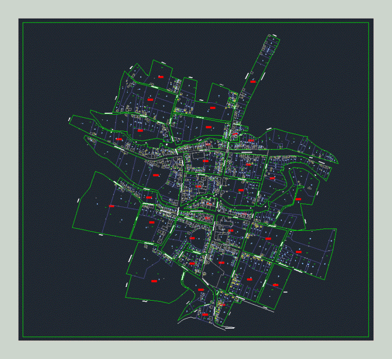 Lotificacion Plane Ixhuacan DWG Block for AutoCAD