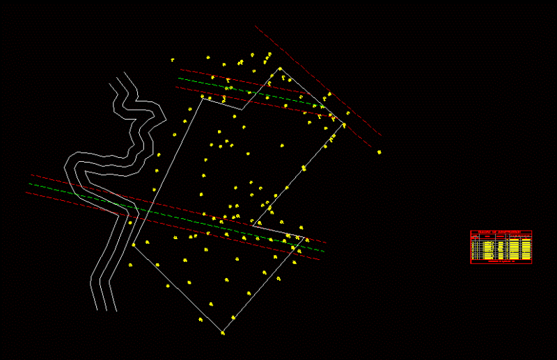 Lotizacion DWG Block for AutoCAD
